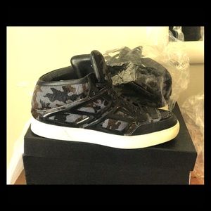 Alejandro Ingelmo Tron Hair Calf  Camo Sneakers